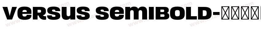 Versus SemiBold字体转换